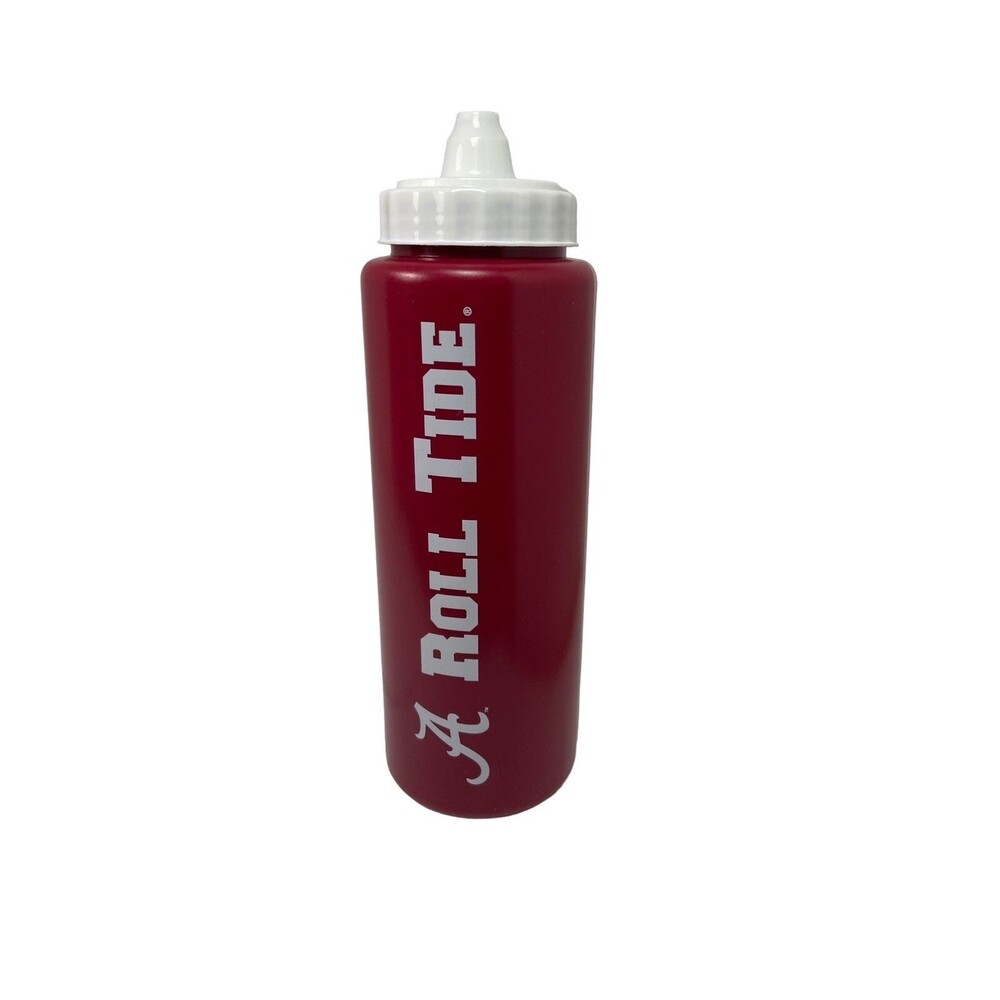 Alabama Crimson Tide Sideline Squeezable Water Bottle 32oz  NWT